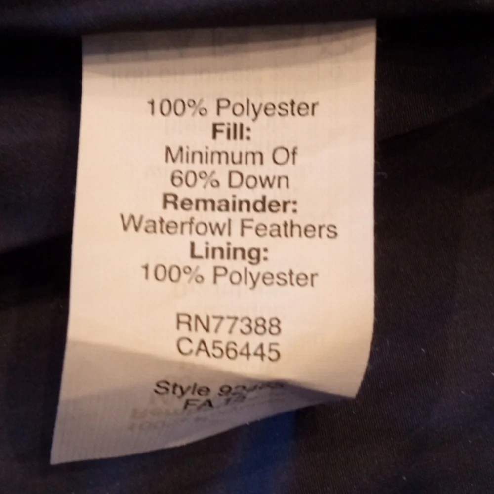 GUC J. Crew Navy Blue Puffer Vest Women's XS - Picture 3 of 3